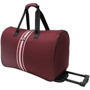 Steve Madden Maroon Travel Bag with Black Straps